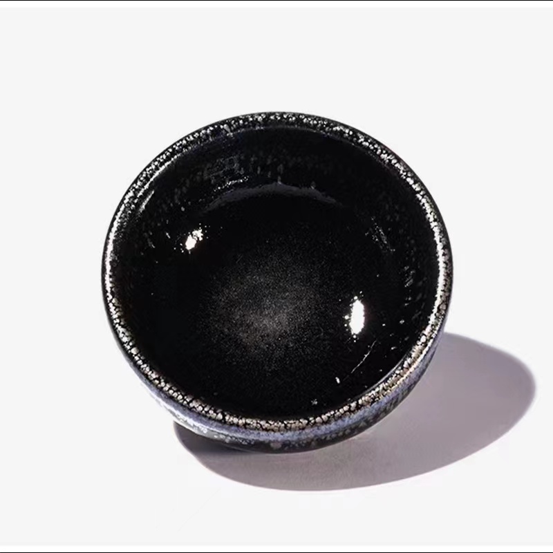 黑底银斑盏·拙器