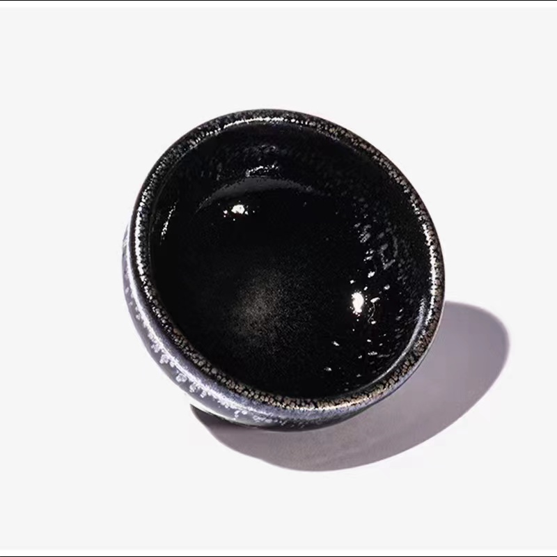 黑底银斑盏·拙器