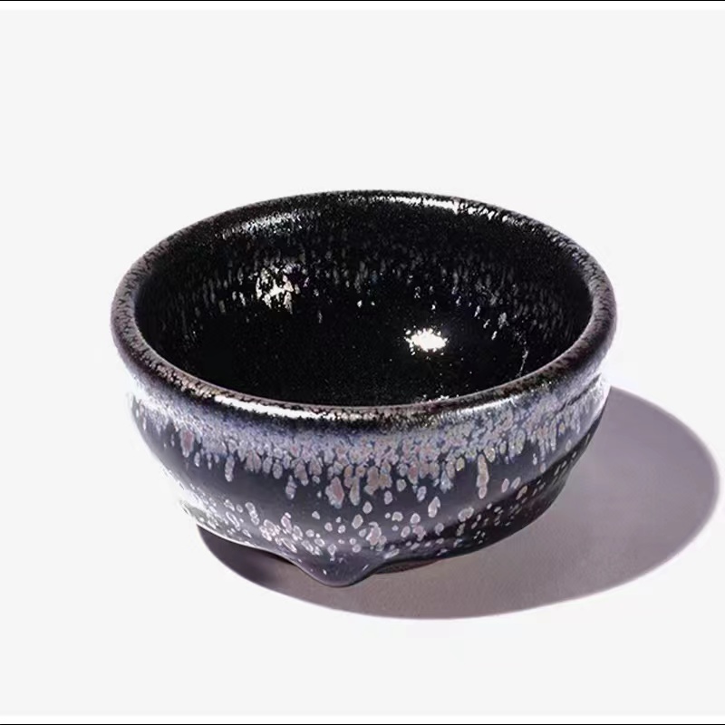 黑底银斑盏·拙器