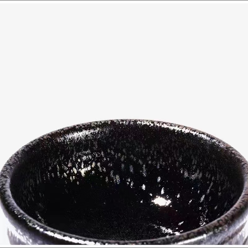 黑底银斑盏·拙器