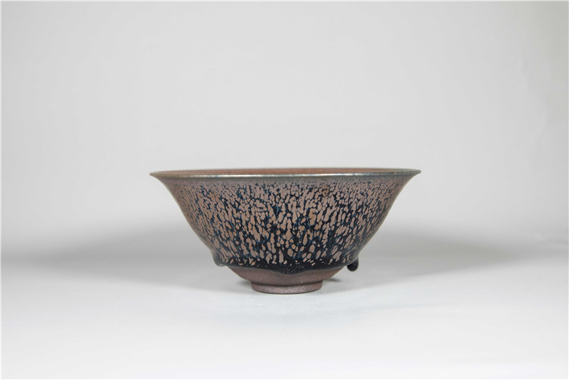 仿宋撇口紫金斑 - 六丁龙窑|六丁建盏|南平市建阳区六丁建盏文化发展